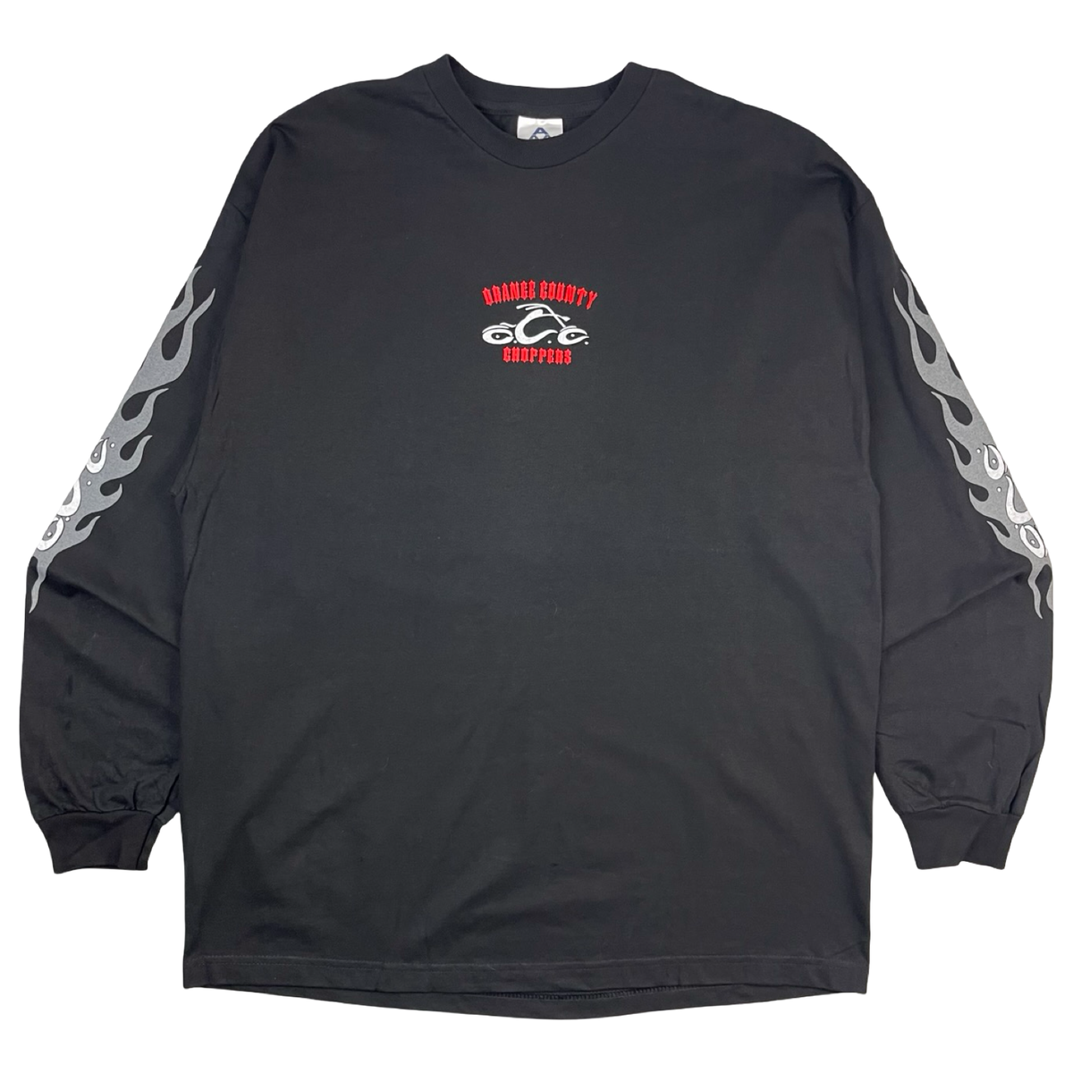 Vintage Orange County Choppers Flame Sleeve T-Shirt Black