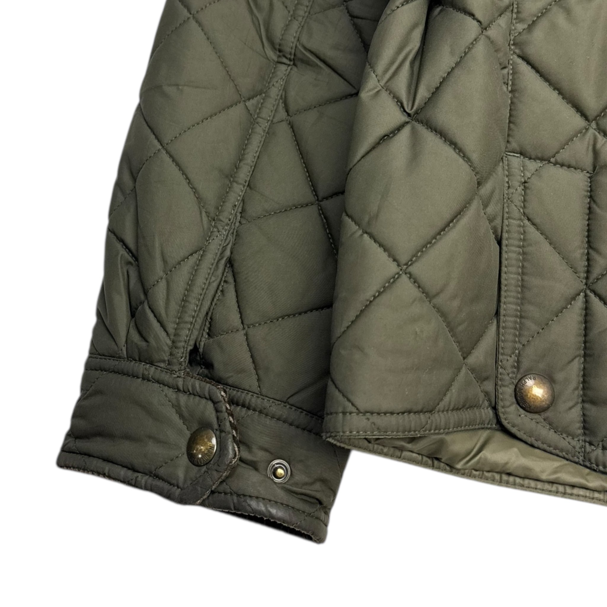 Vintage Polo Ralph Lauren Beaton Quilted Jacket Green