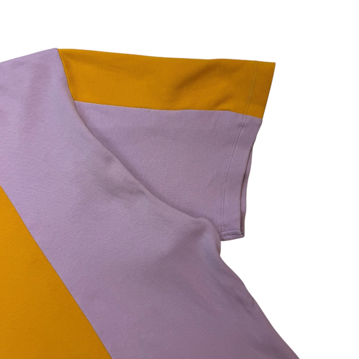 Acne Studios Eban Colour Block Tee Yellow/Purple