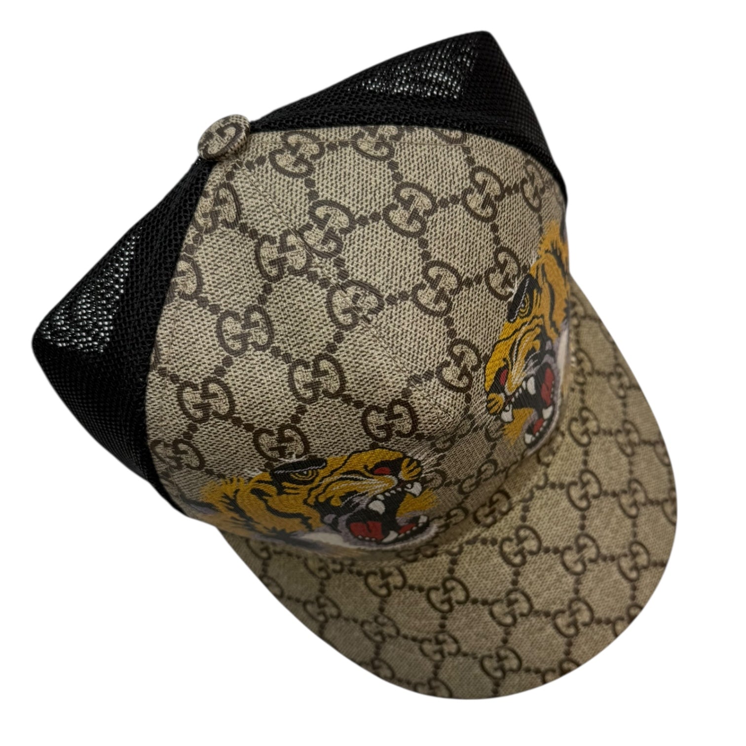 Gucci GG Tiger Print Baseball Cap