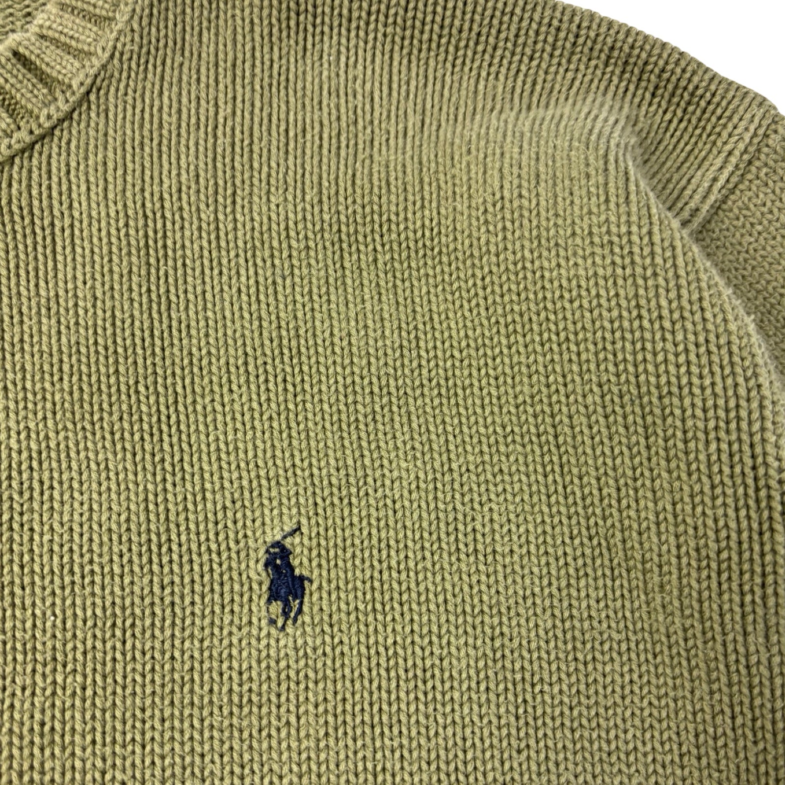 Vintage Polo Ralph Lauren Knit Crewneck Green