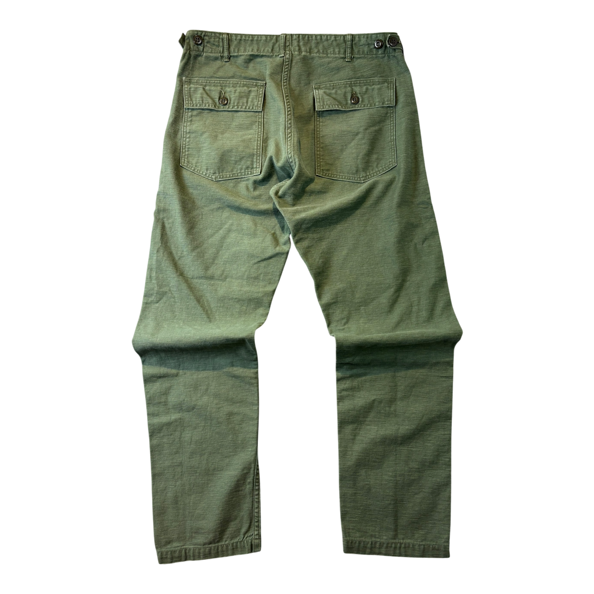 orSlow Slim Fit Fatigue Pants Green
