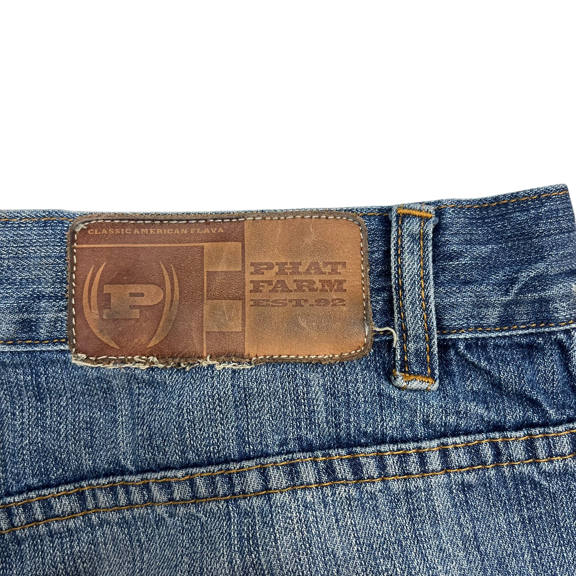 Vintage Y2K Phat Farm Denim Shorts