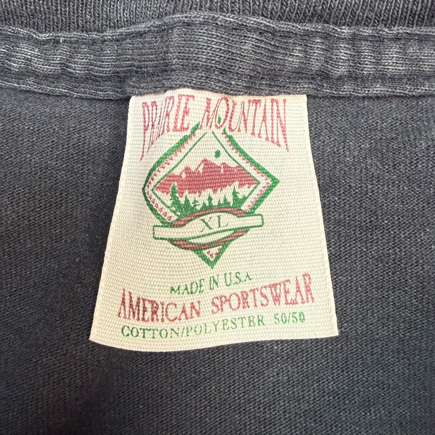 Vintage Go To Heaven… Ride Like Hell Tee Faded Black