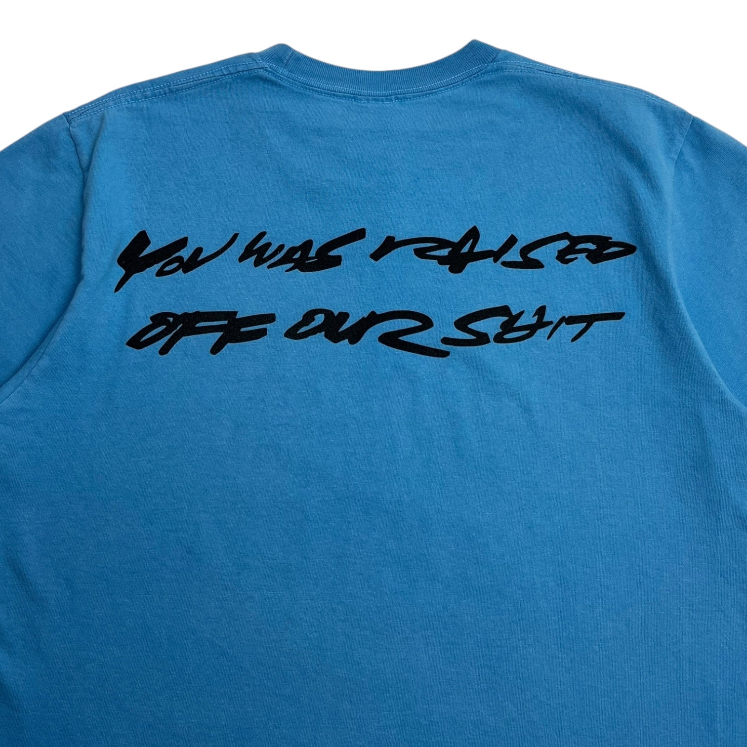Supreme Futura Box Logo Tee Bright Blue