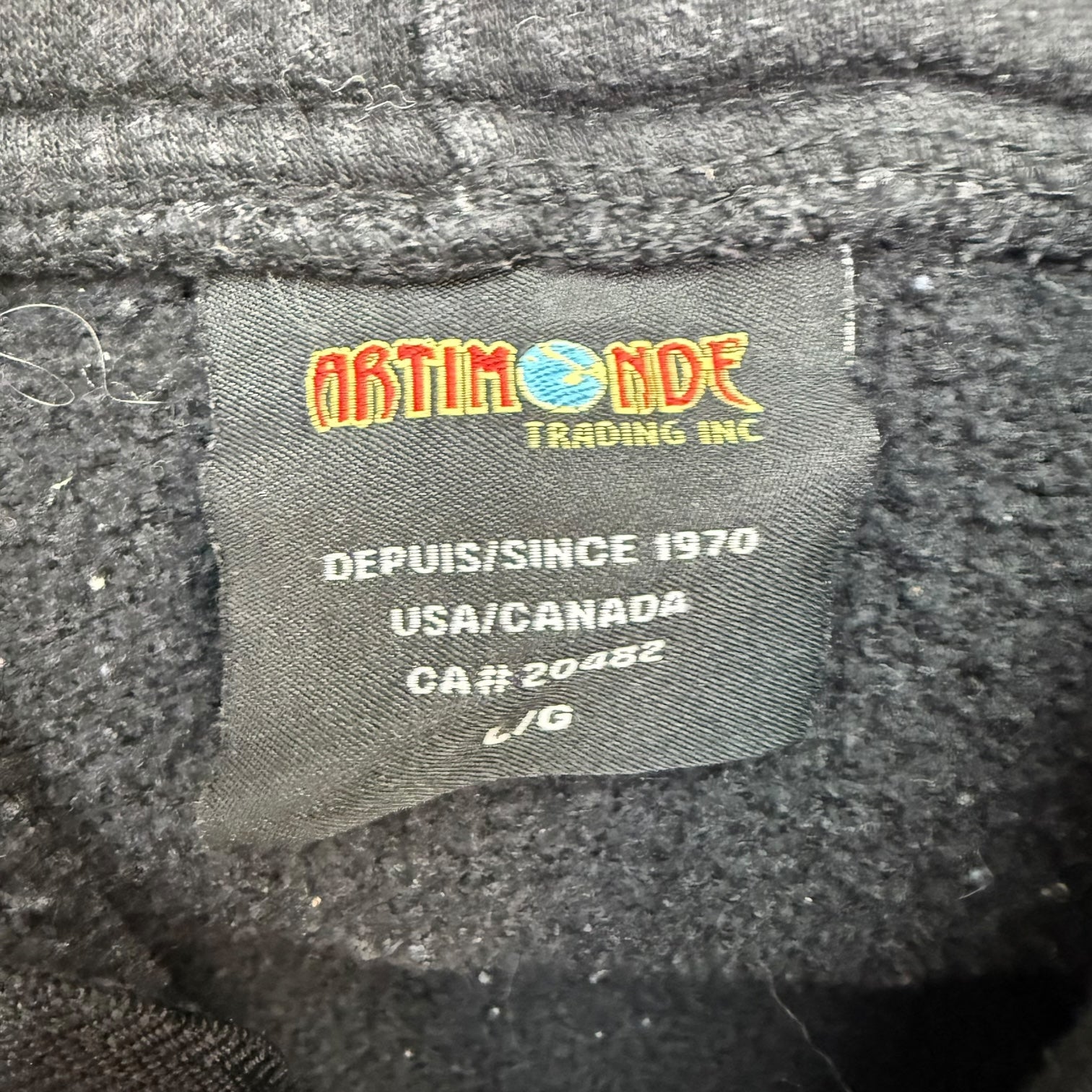 Vintage Slayer Zip Up Hoodie Black