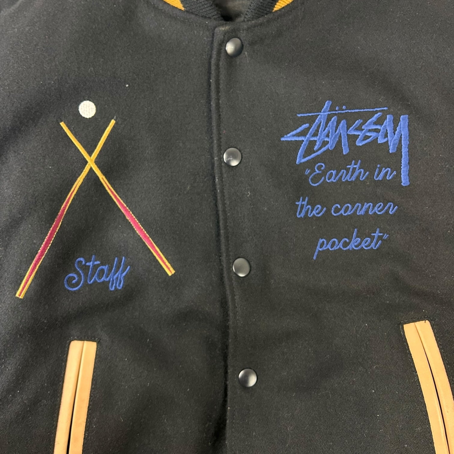 Stussy F&F Staff 40th Anniversary Varsity Jacket