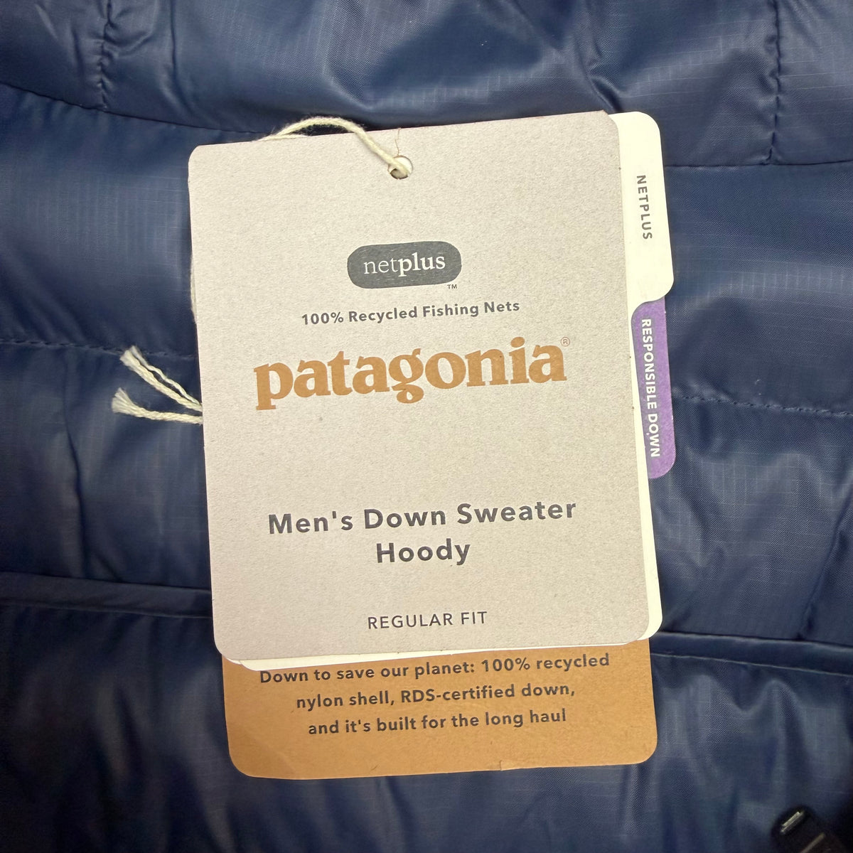 Patagonia Down Sweater Hoody Blue