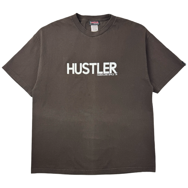 Vintage Hustler Magazine Hardcore Since ‘74 T-Shirt Brown