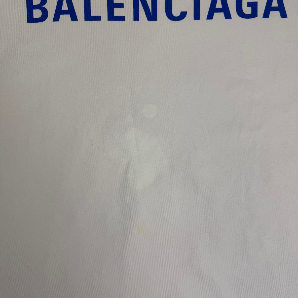 Balenciaga Badge Logo Tee Cream