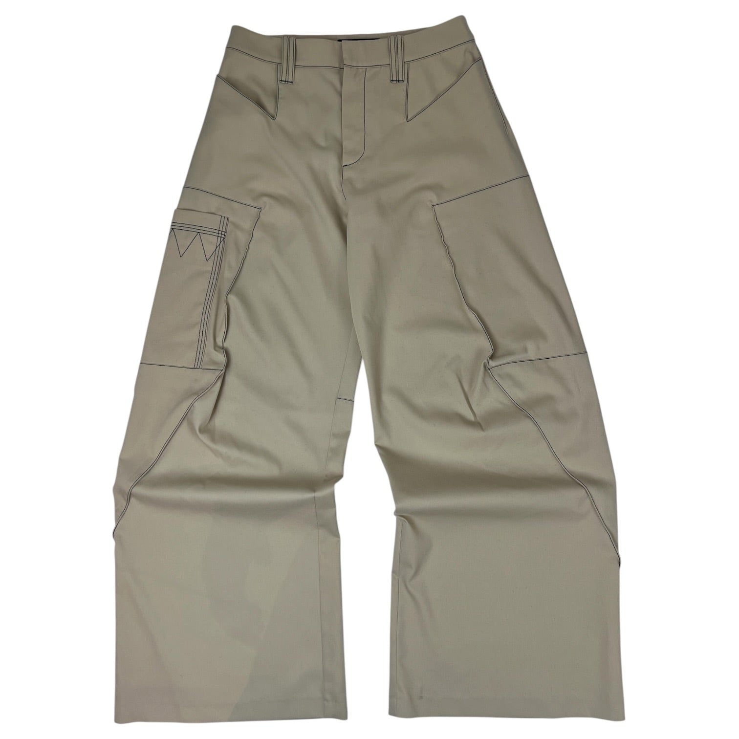 (W) Kiko Kostadinov Angled Pants Birch