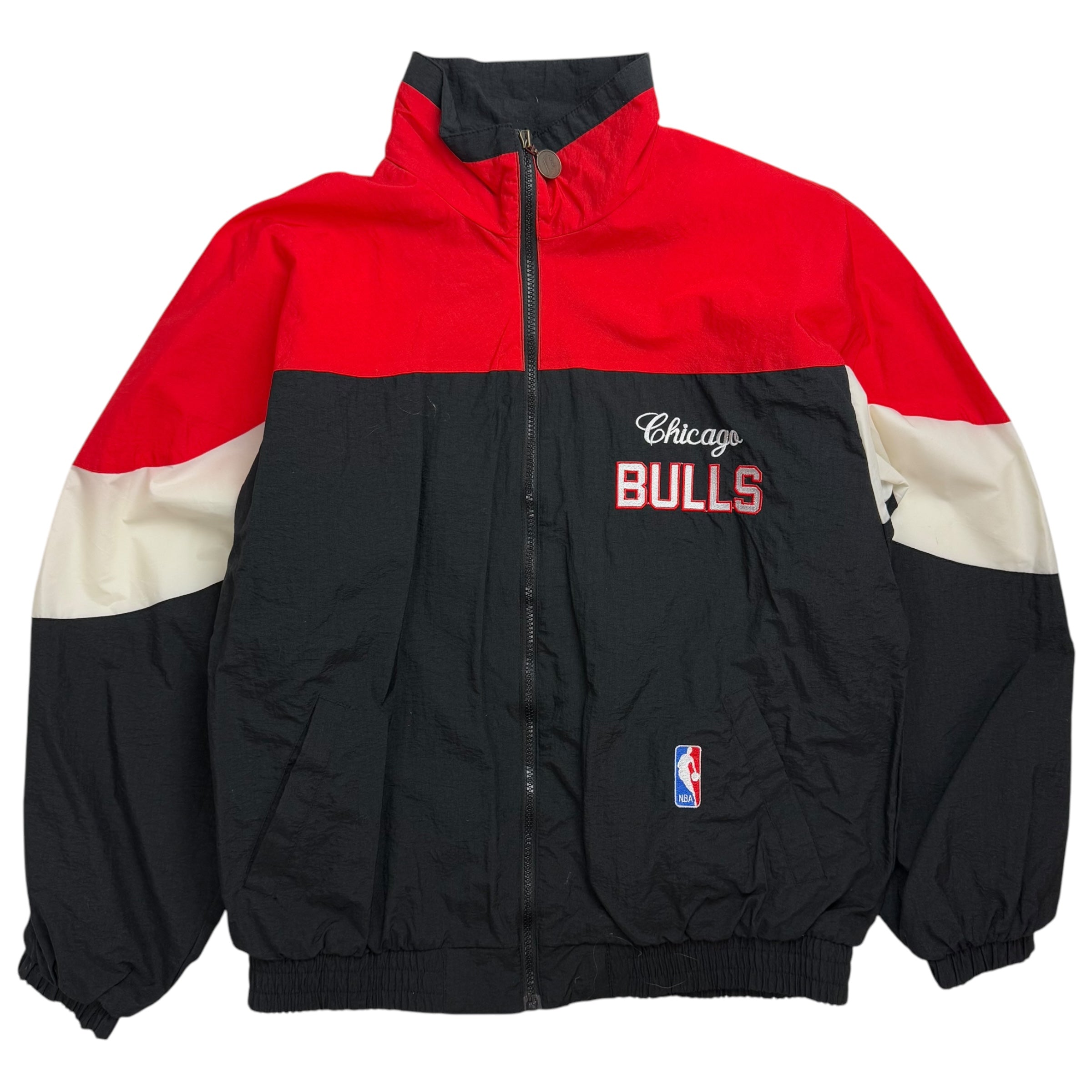 Vintage Chicago Bulls Warmup Jacket Black/Red