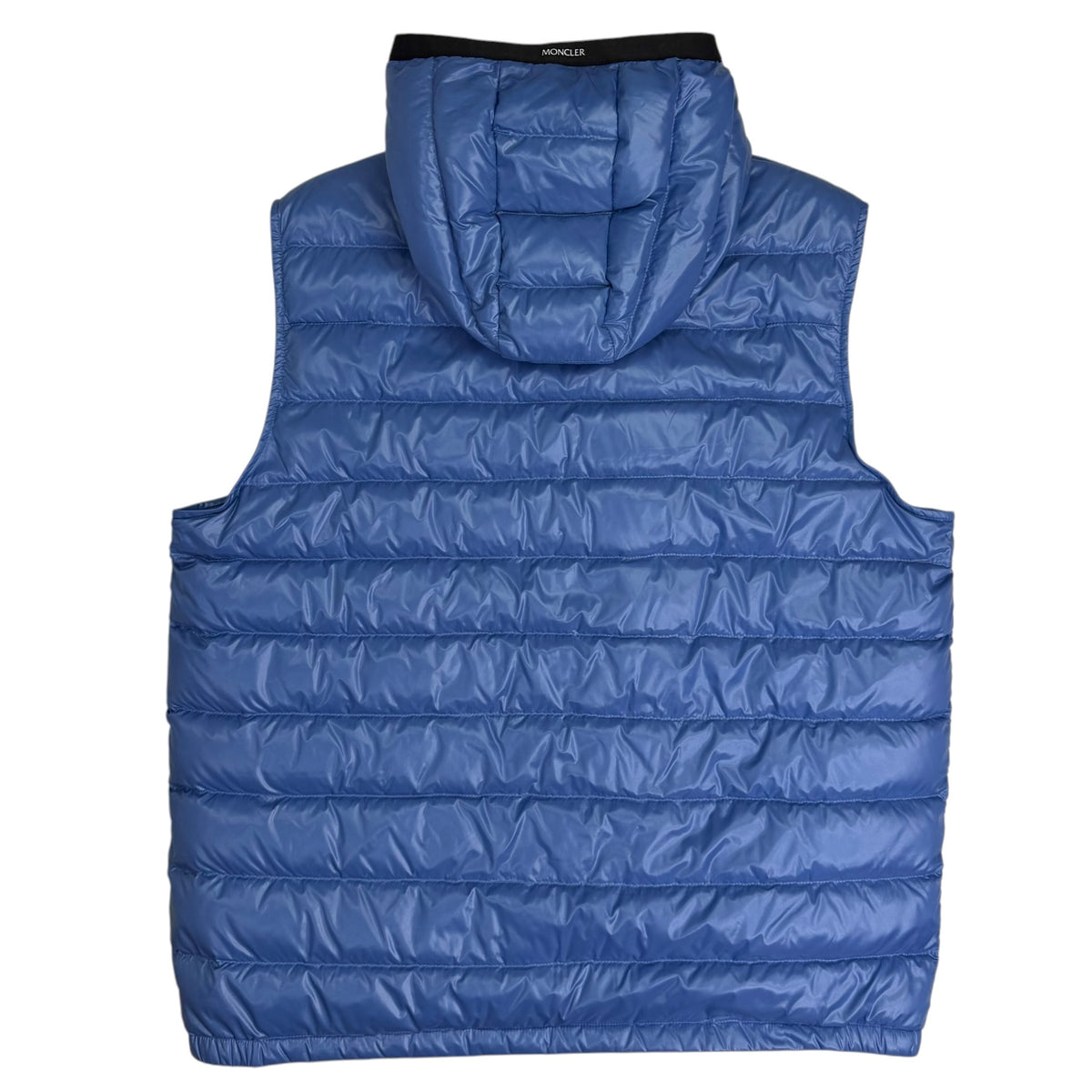 Moncler Ragot Hooded Down Gilet Vest Blue