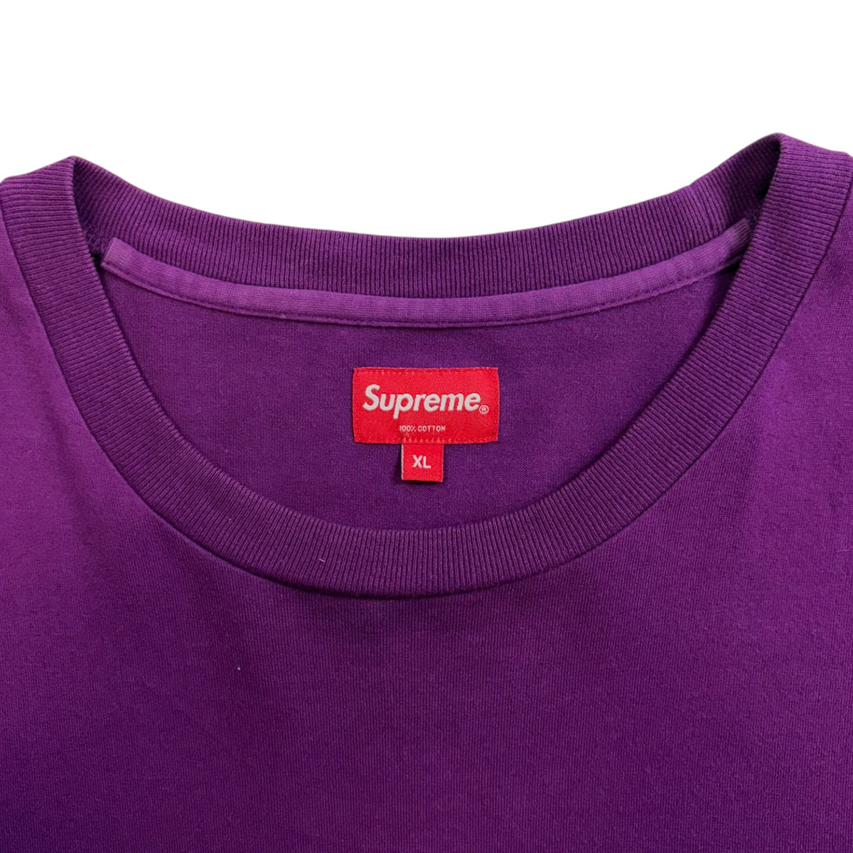 Supreme 2016 F/W Gold Logo Long-sleeve Shirt Purple