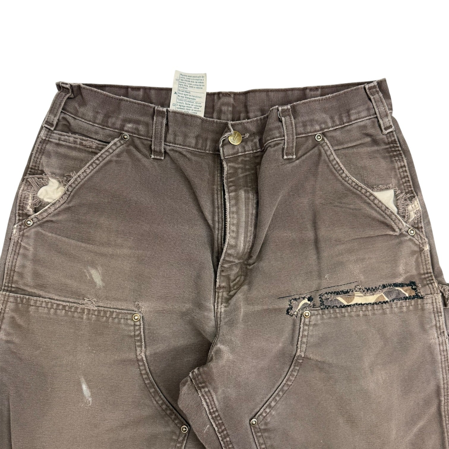 Vintage Carhartt Double Knee Pants Dark Brown
