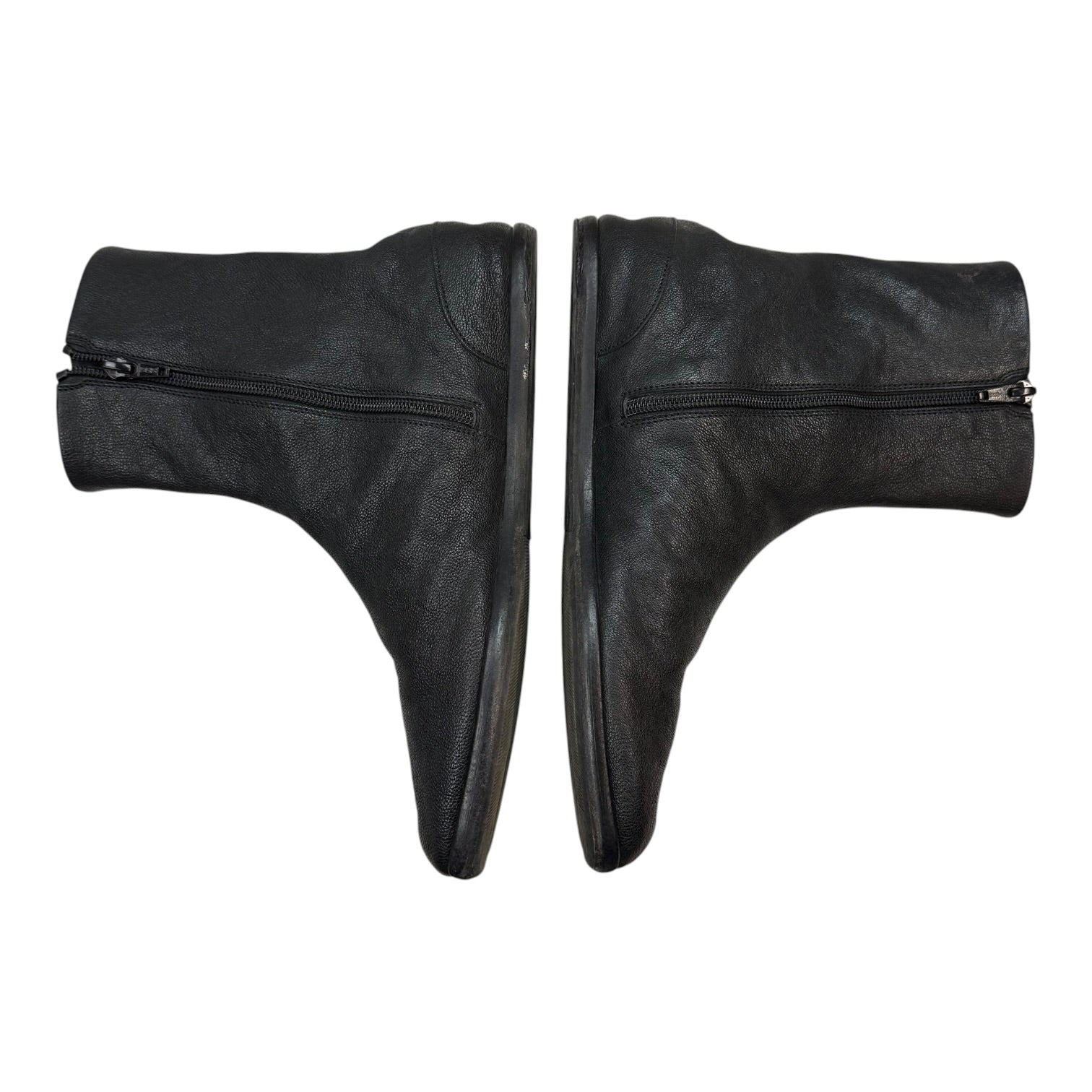 Maison Margiela Tabi Ankle Leather Boots Black (Used)