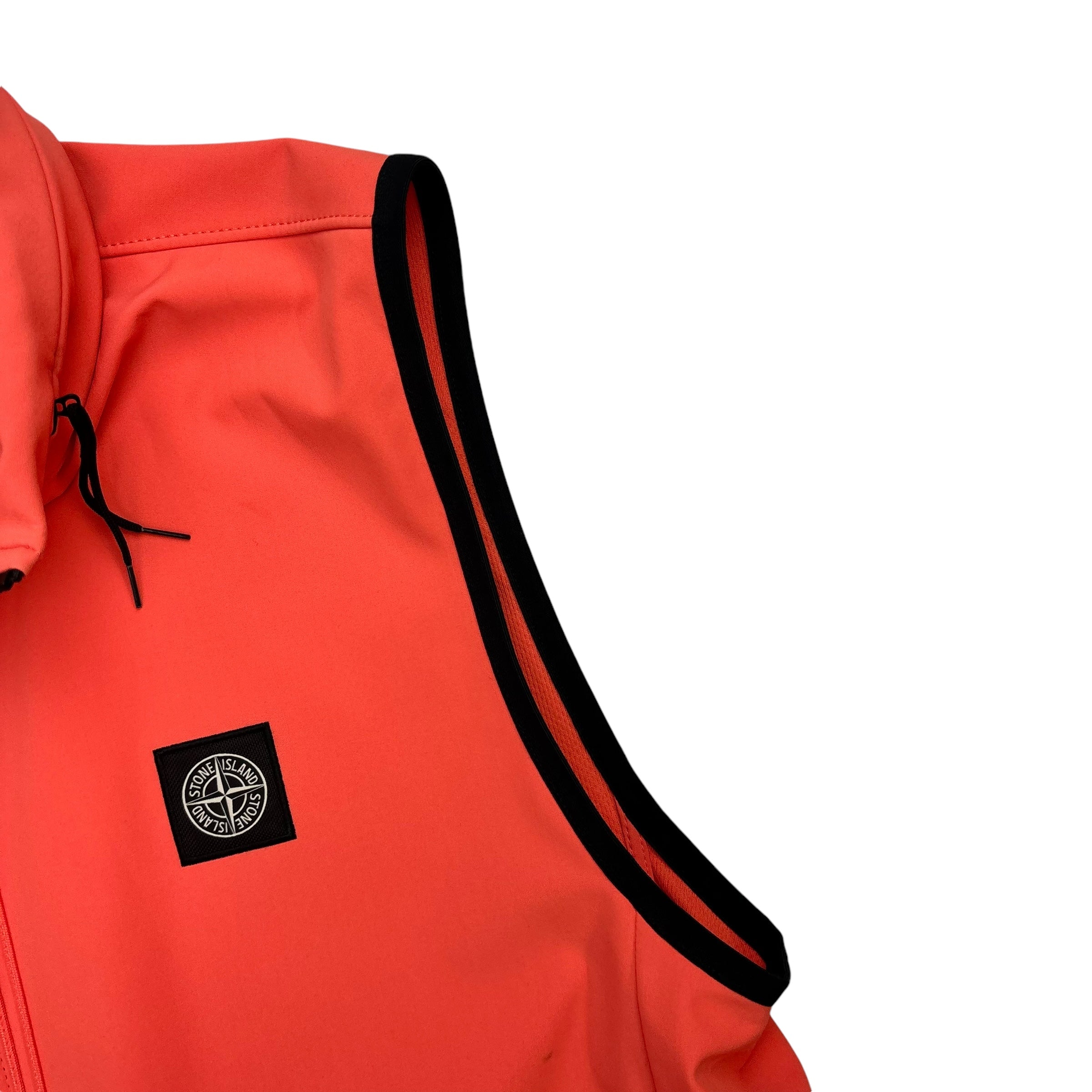 Stone Island Hooded Vest Orange