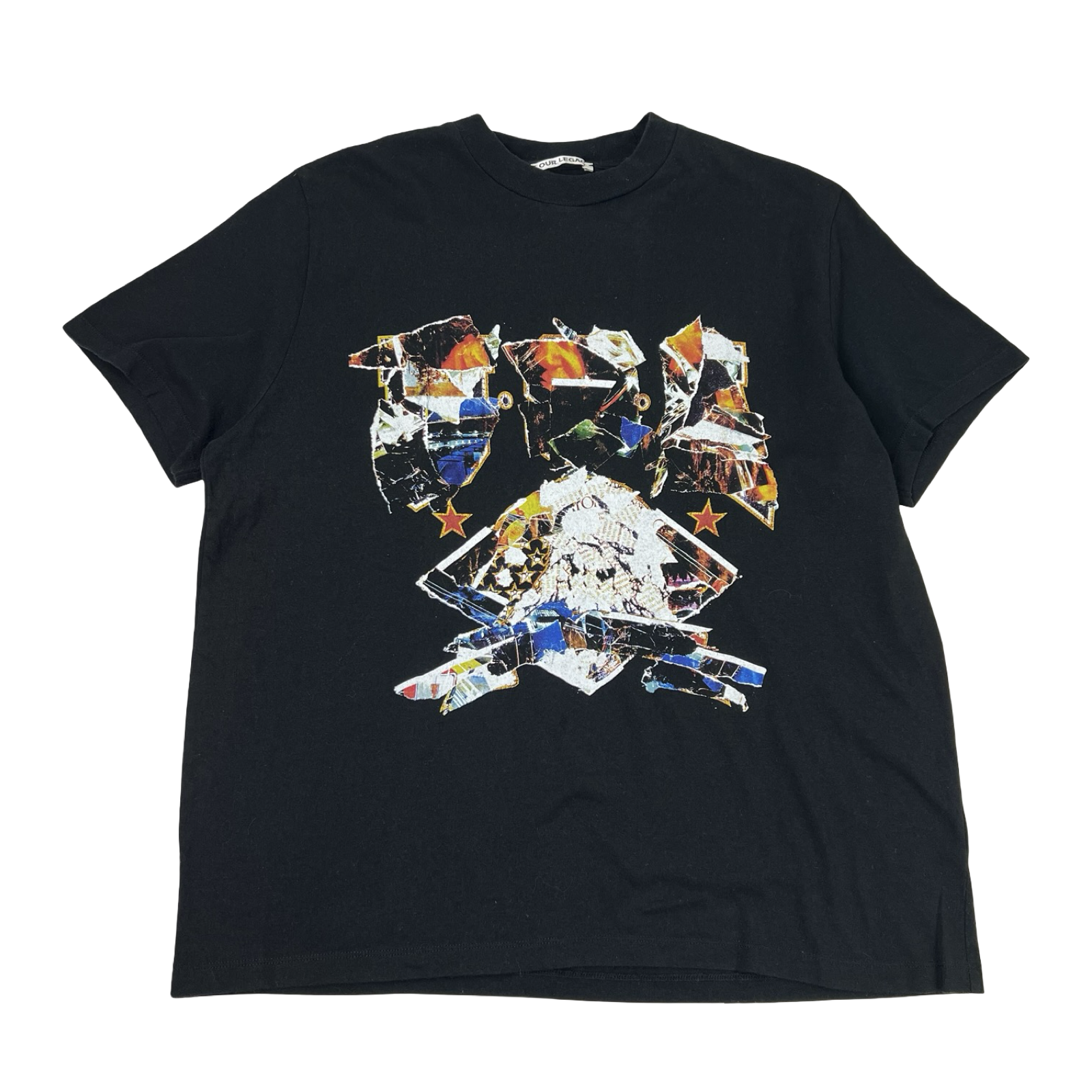Our Legacy Moto Print Box T-Shirt Black