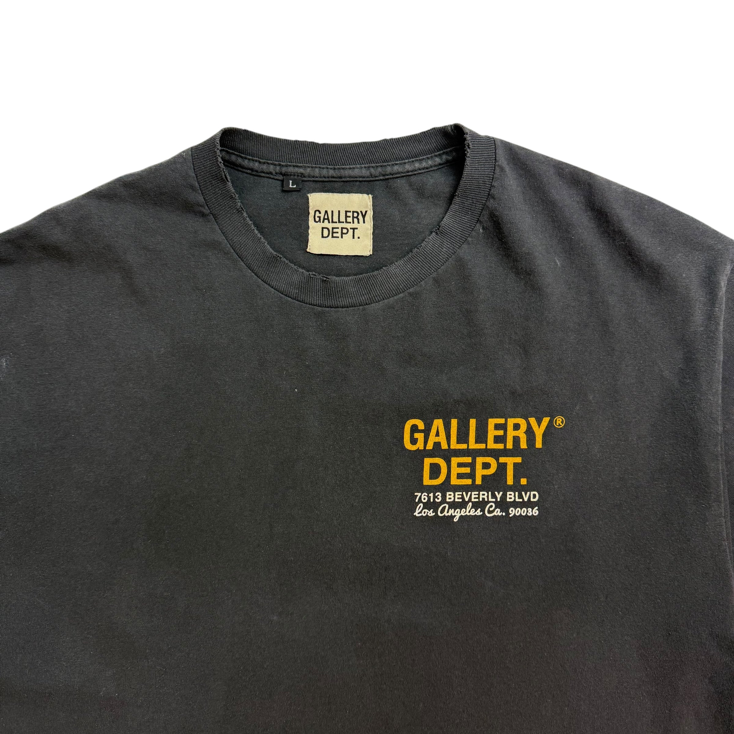 Gallery Dept. Drive Thru Tee Faded Black