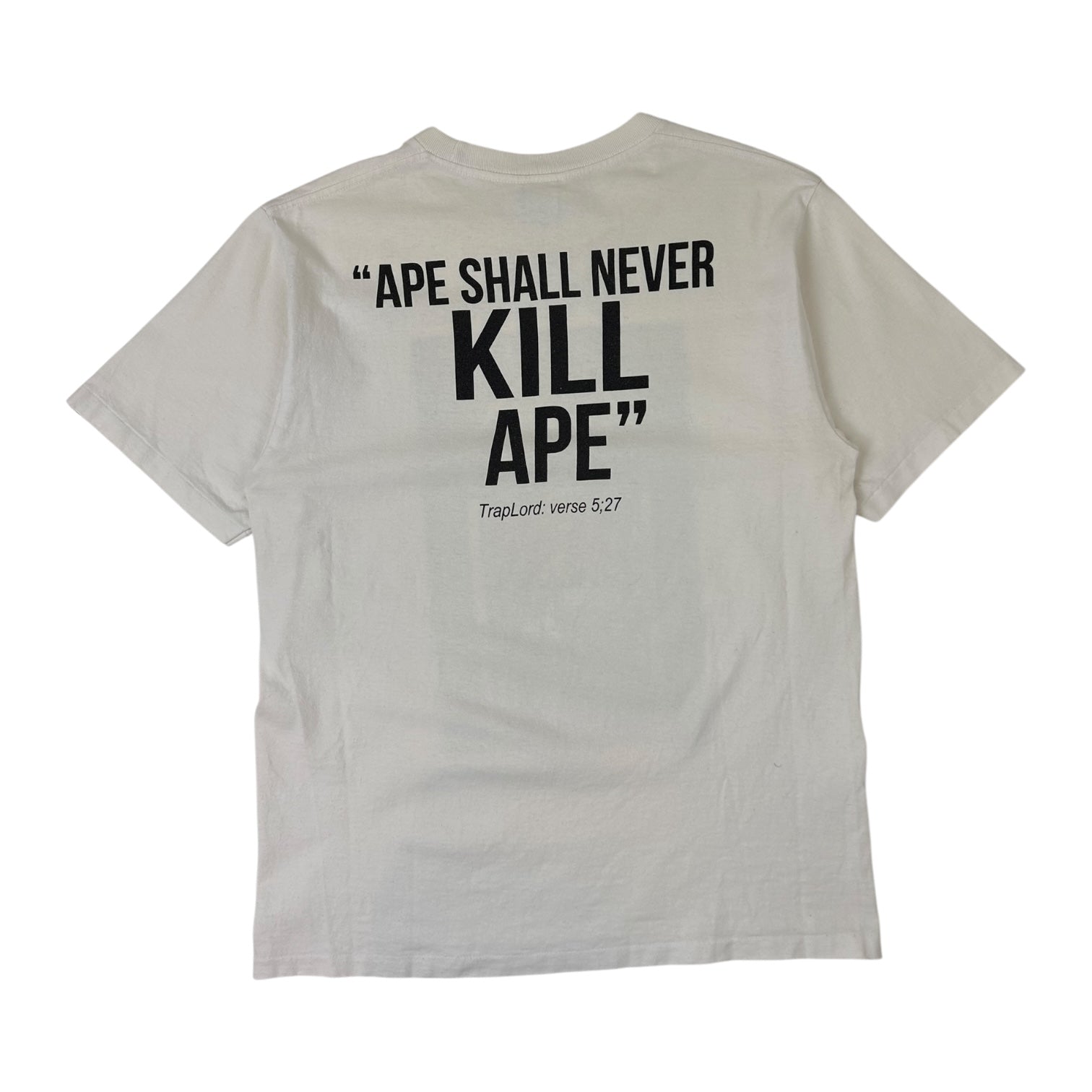 Bape X A$ap Ferg Traplord T-Shirt White