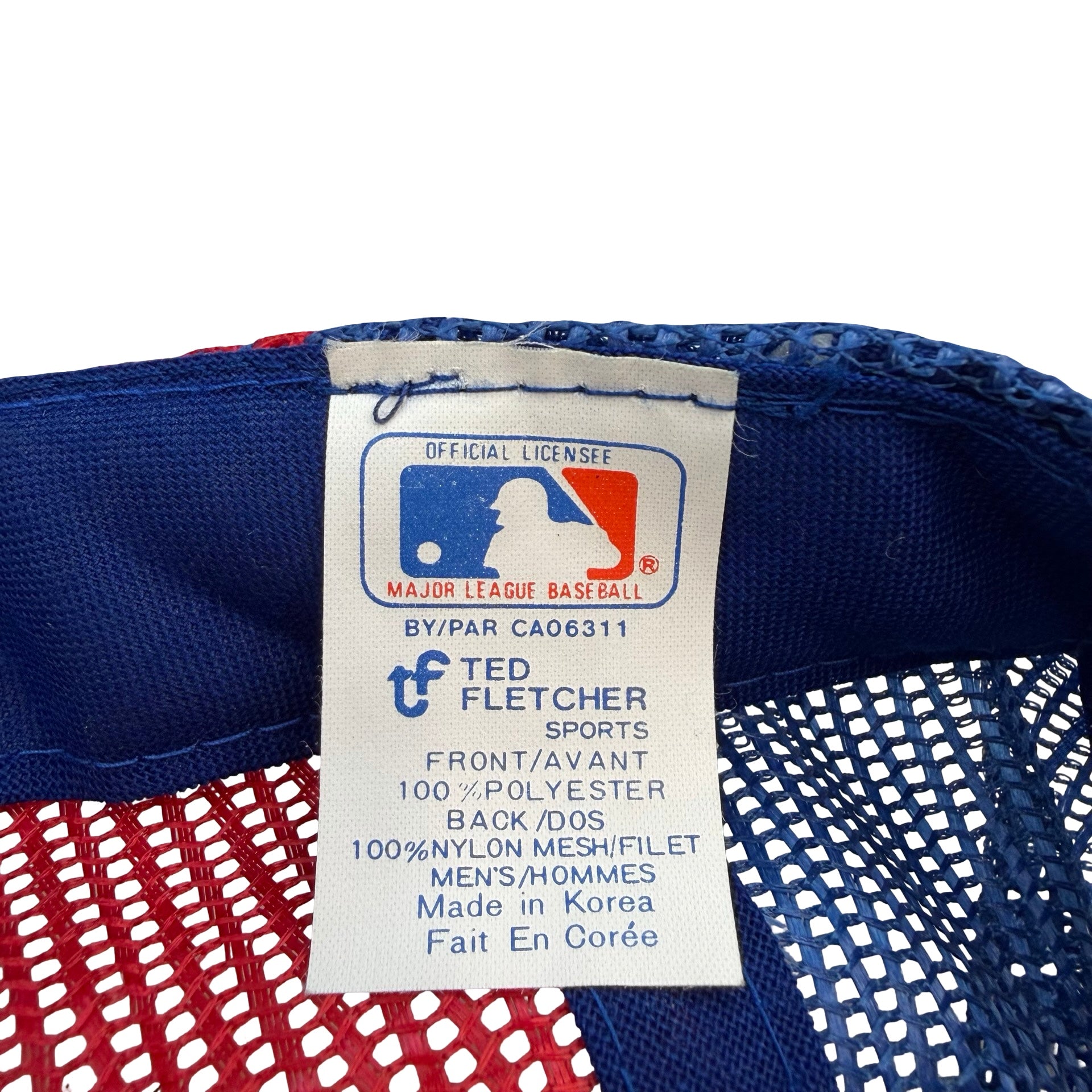 Vintage Montreal Expos MLB Trucker Snapback White