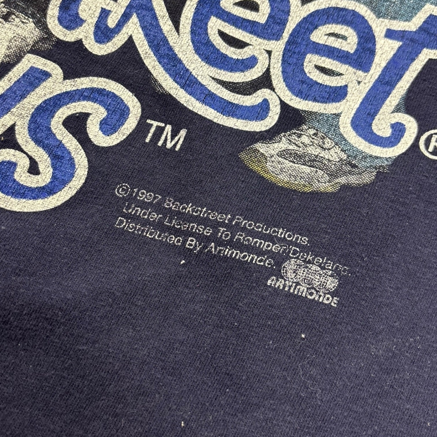 1997 Backstreet Boys Portrait T-Shirt Navy