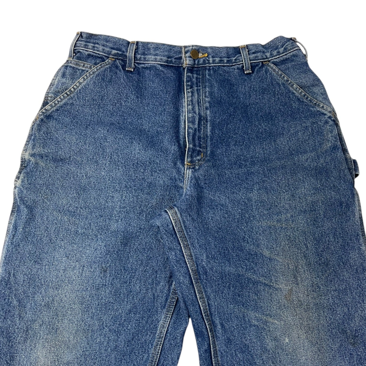 Carhartt Dungaree Fit Denim Bottoms Blue Wash