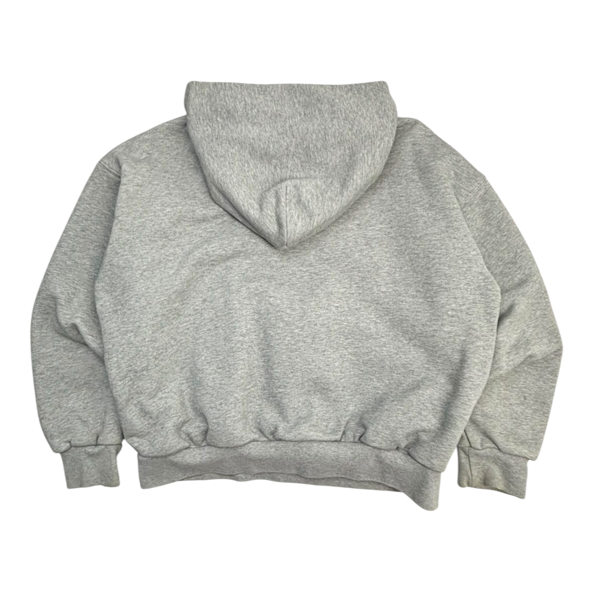 Zic Double Face Blank Hoodie Pullover Grey