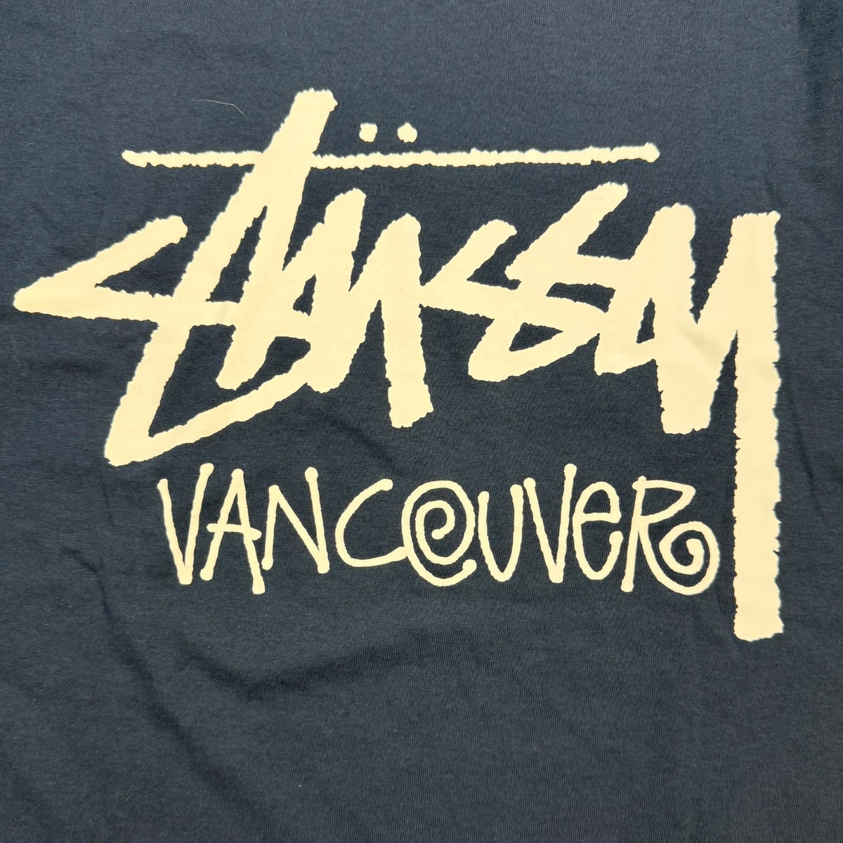 Stussy Vancouver Chapter Tee Navy Blue