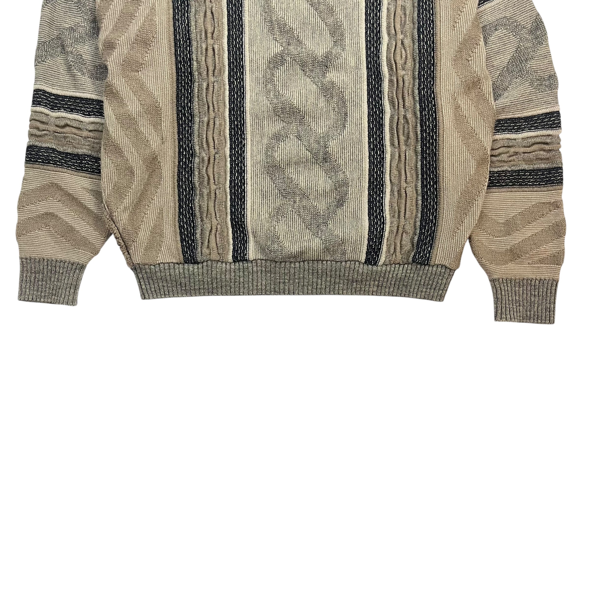 Vintage Tosani Knit Sweater Light Brown