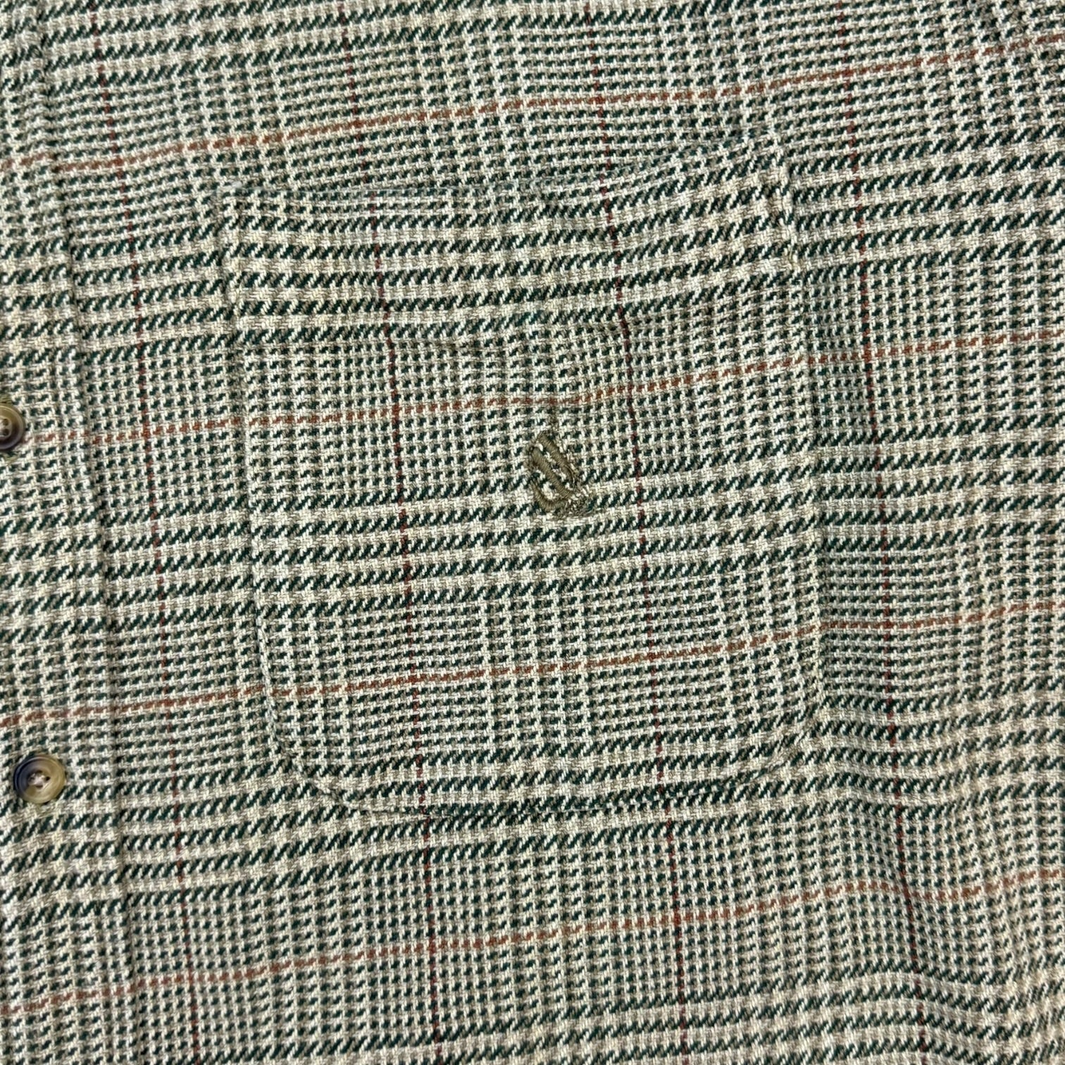 Vintage Nautica Flannel Button Up Shirt Yellow