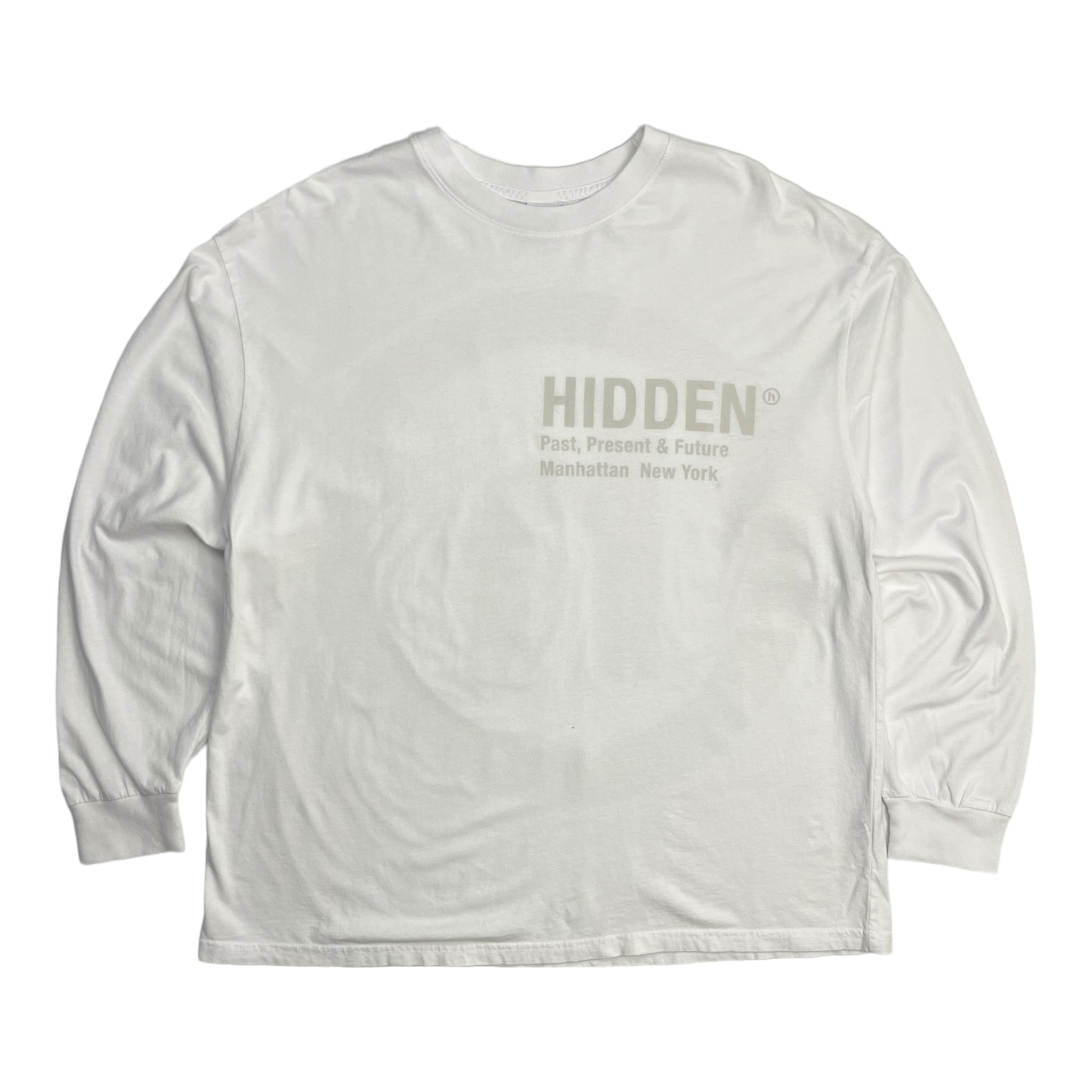 Hidden NY Past Present Future Longsleeve White