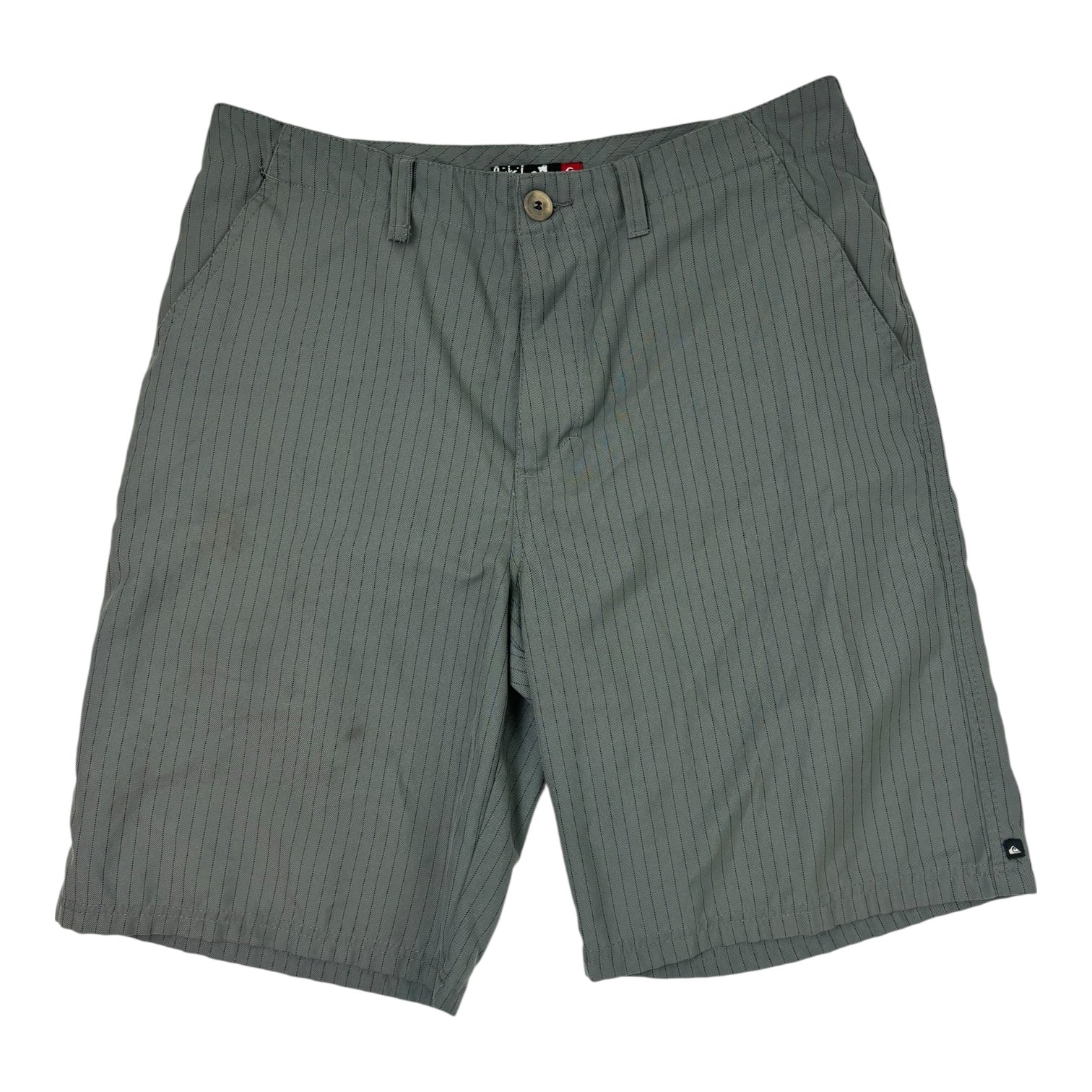 Vintage Quicksilver Pinstripe Shorts Grey