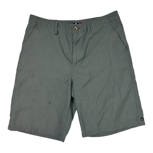 Vintage Quicksilver Pinstripe Shorts Grey