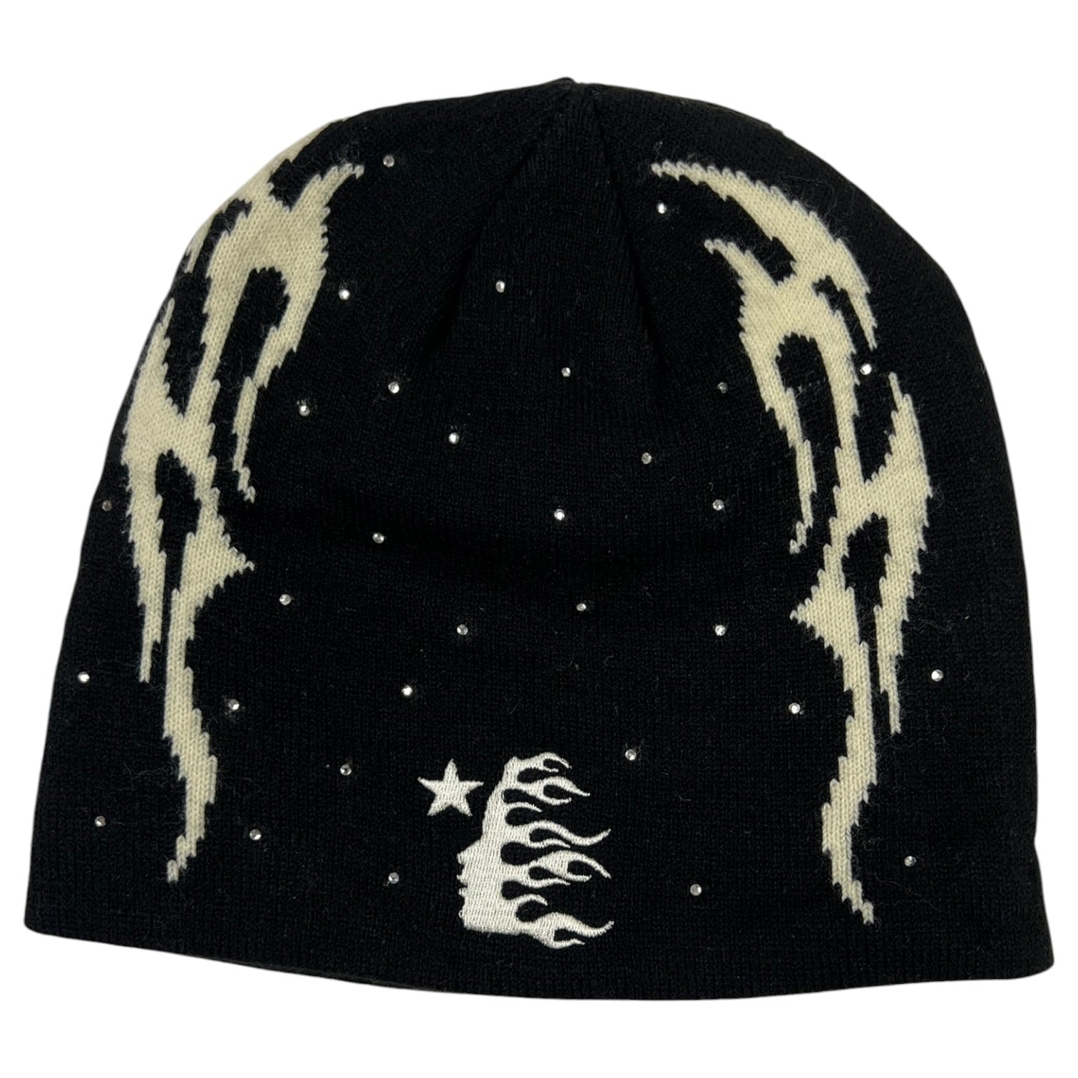 Hellstar Flame Beanie Black