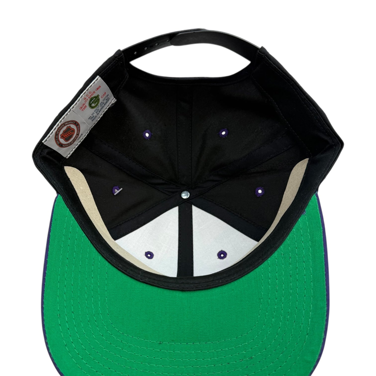 Vintage Arizona Coyotes Hat Black/Purple