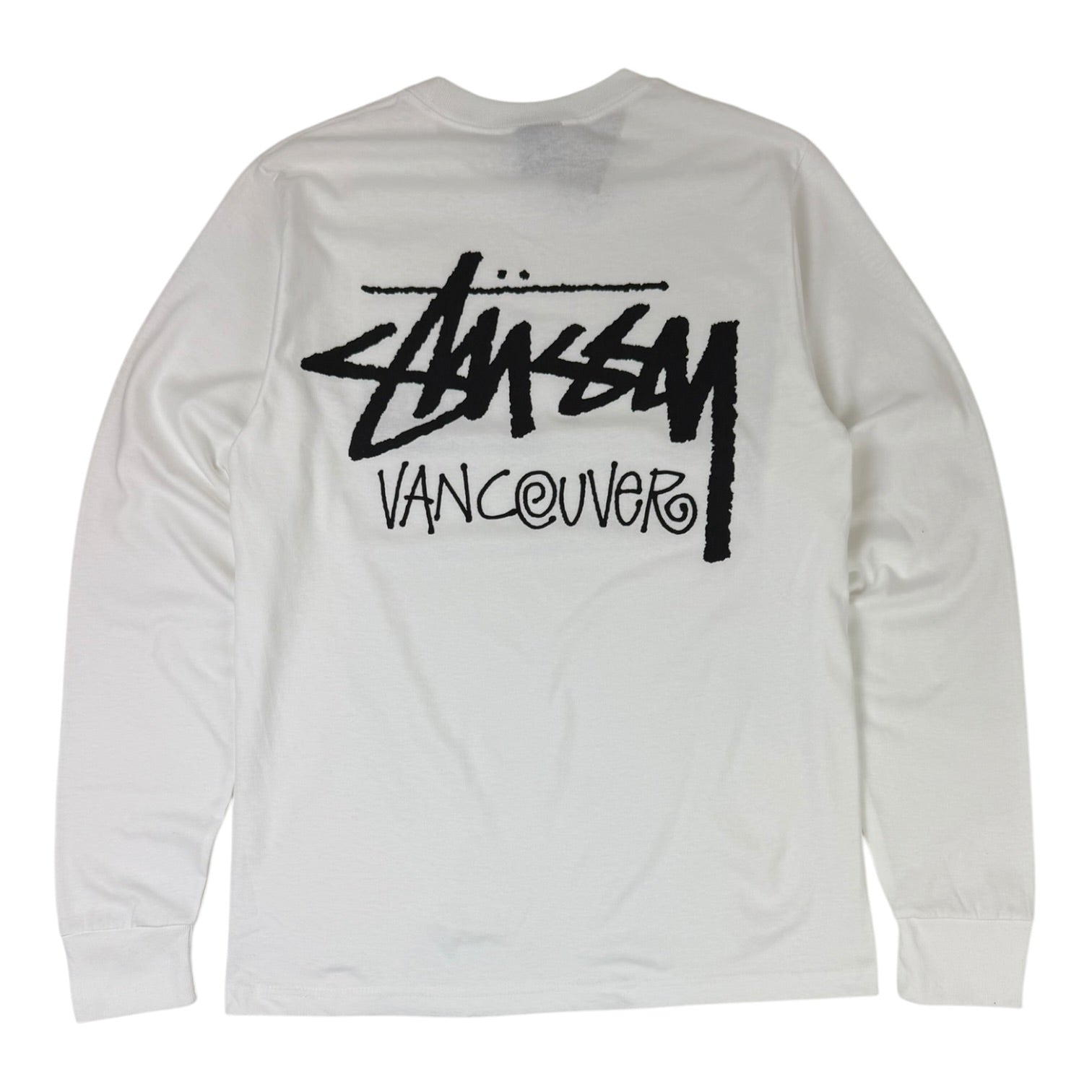 Stussy Vancouver Chapter Long Sleeve Shirt White