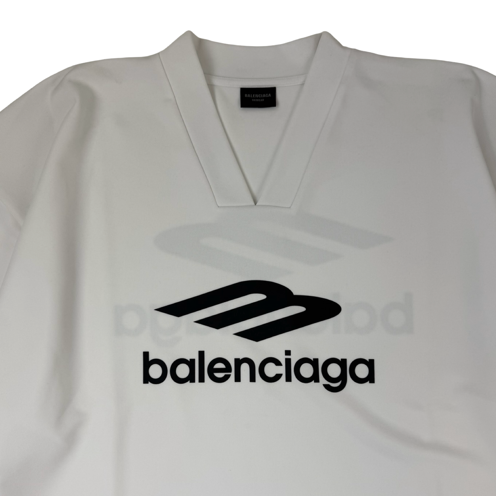 Balenciaga Skiwear 3B Sports Icon Long Sleeve Jersey White