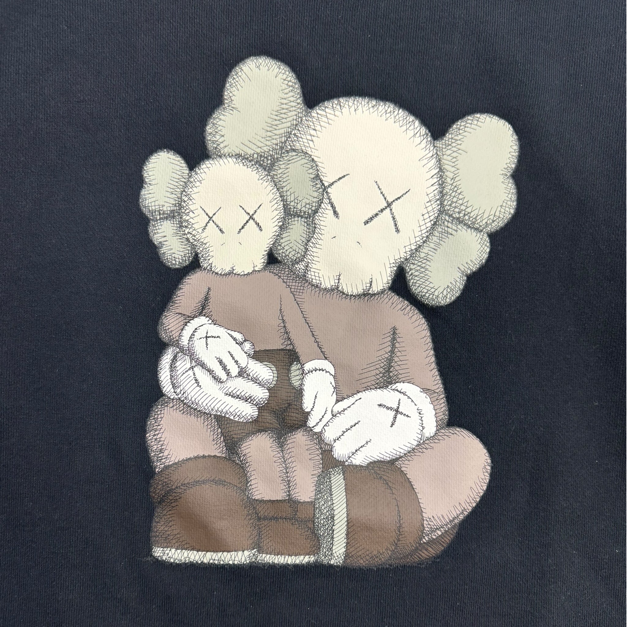 Kaws x Uniqlo Companion Sweater Black