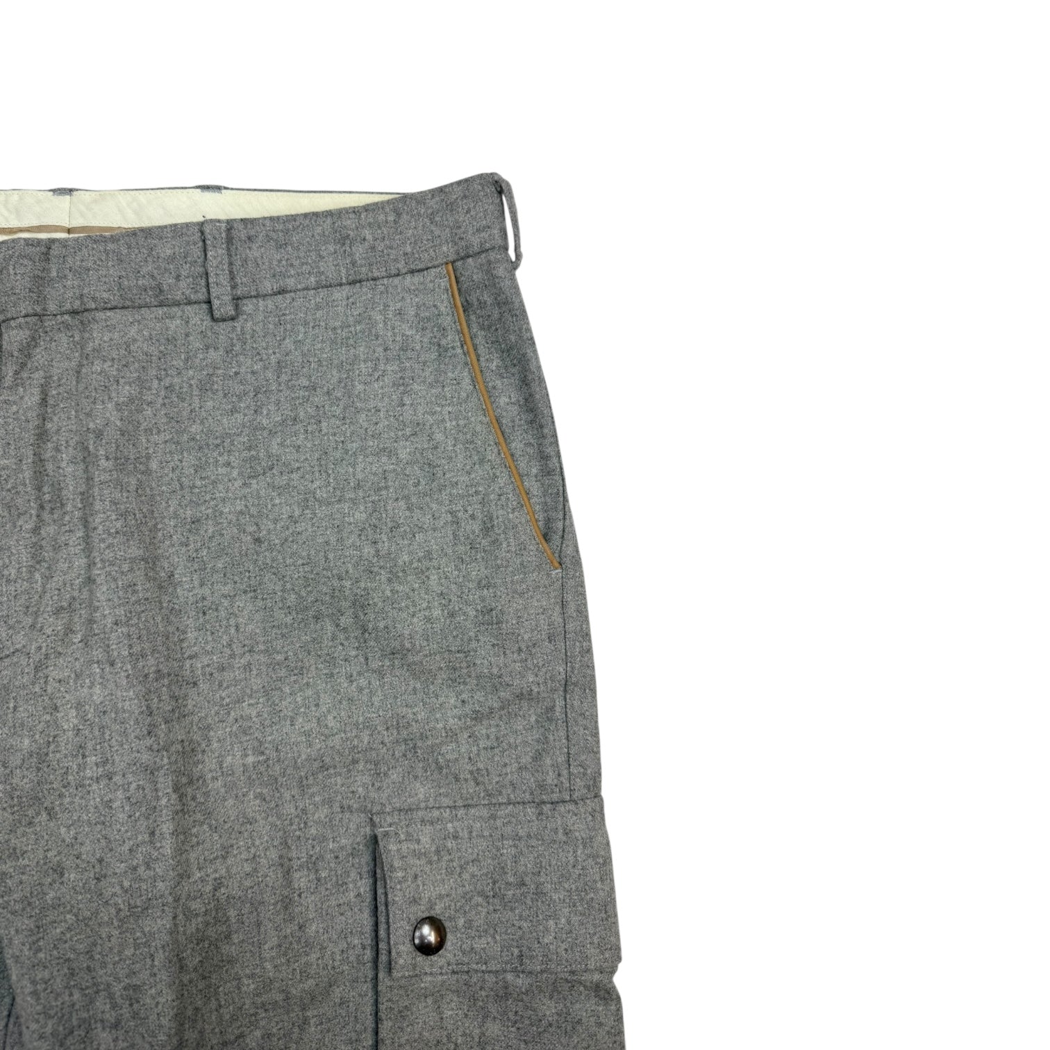 Vintage Polo Ralph Lauren Wool Cargo Pants Grey