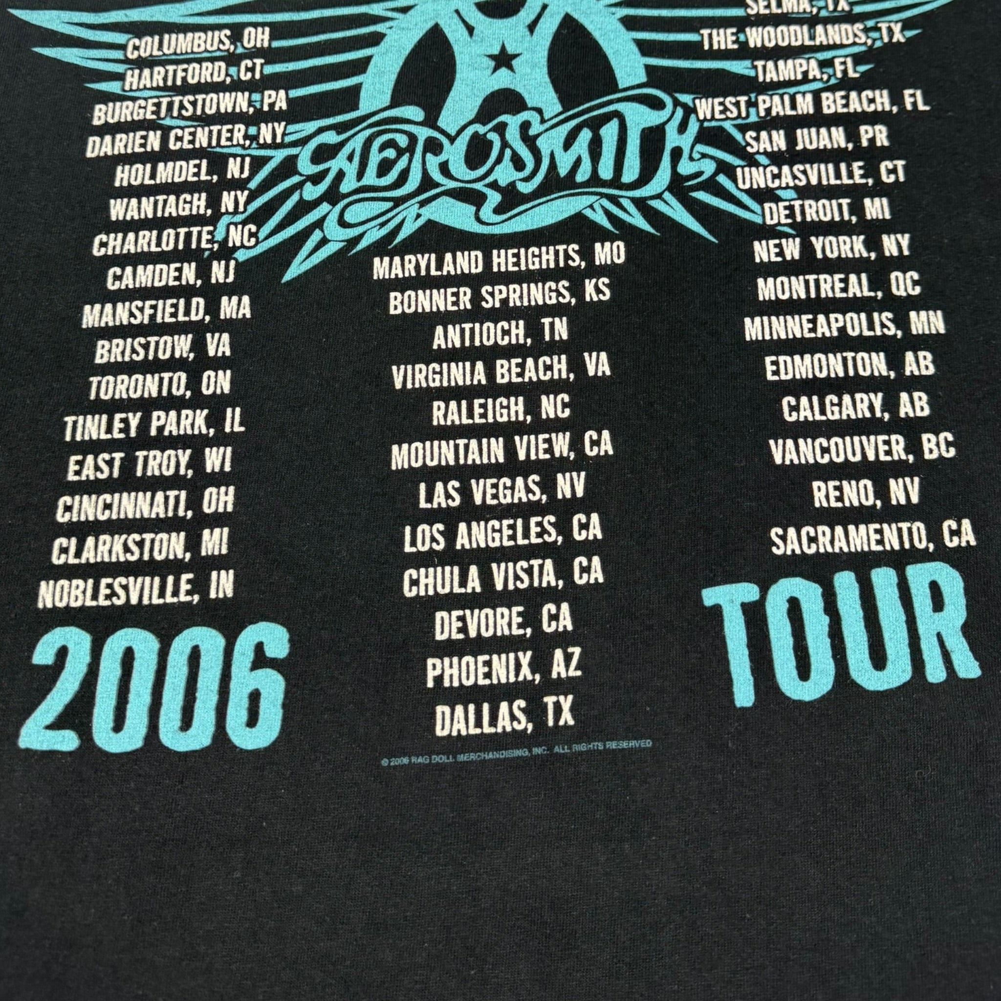 2006 Aerosmith Tour Band T-Shirt
