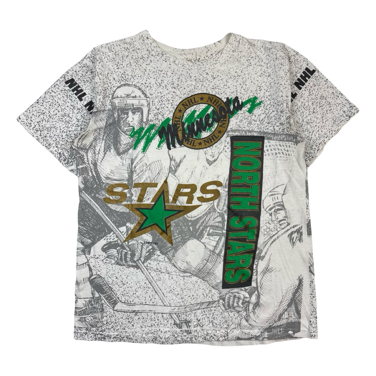 Vintage Minnesota North Stars AOP NHL T-Shirt