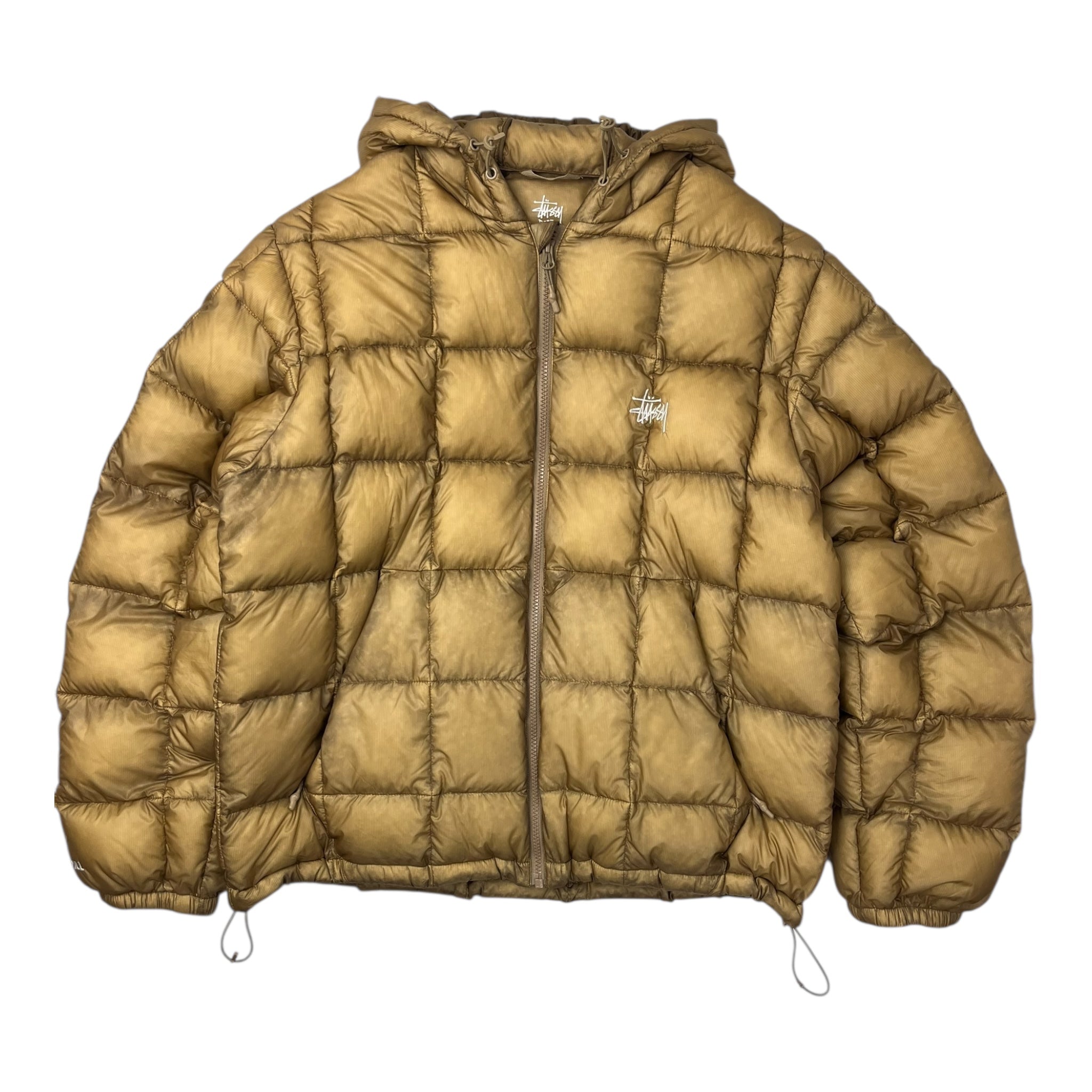 Stussy Midweight Hooded Puffer Khaki