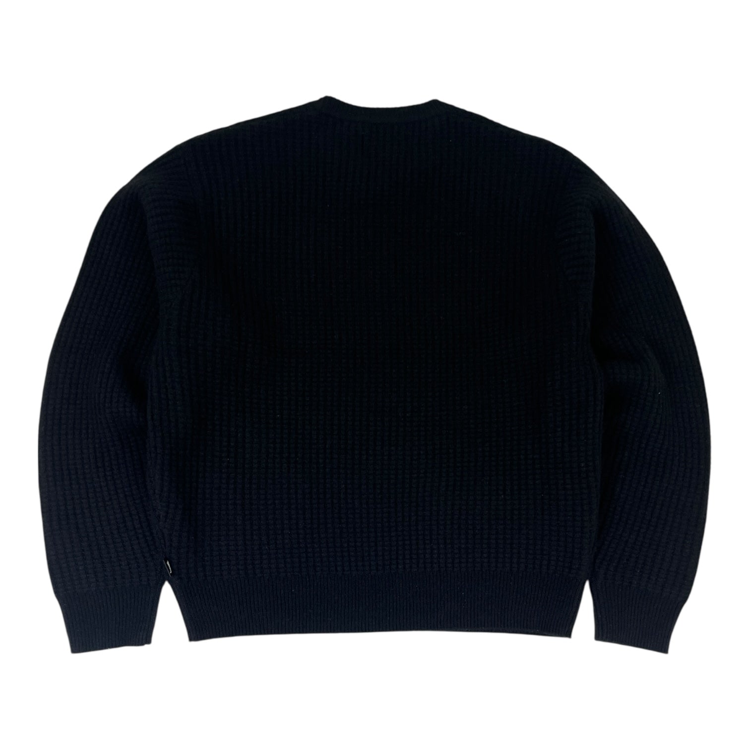 Stussy Waffle Cashmere Sweater Black