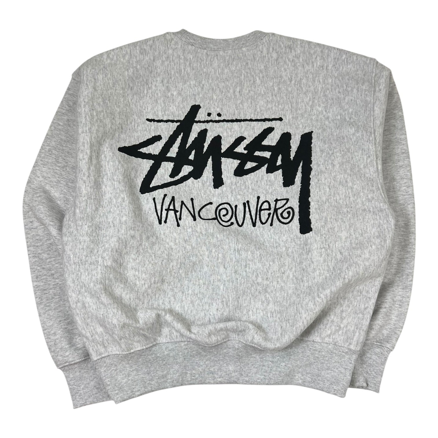 Stussy Stock Vancouver Crewneck Ash Heather