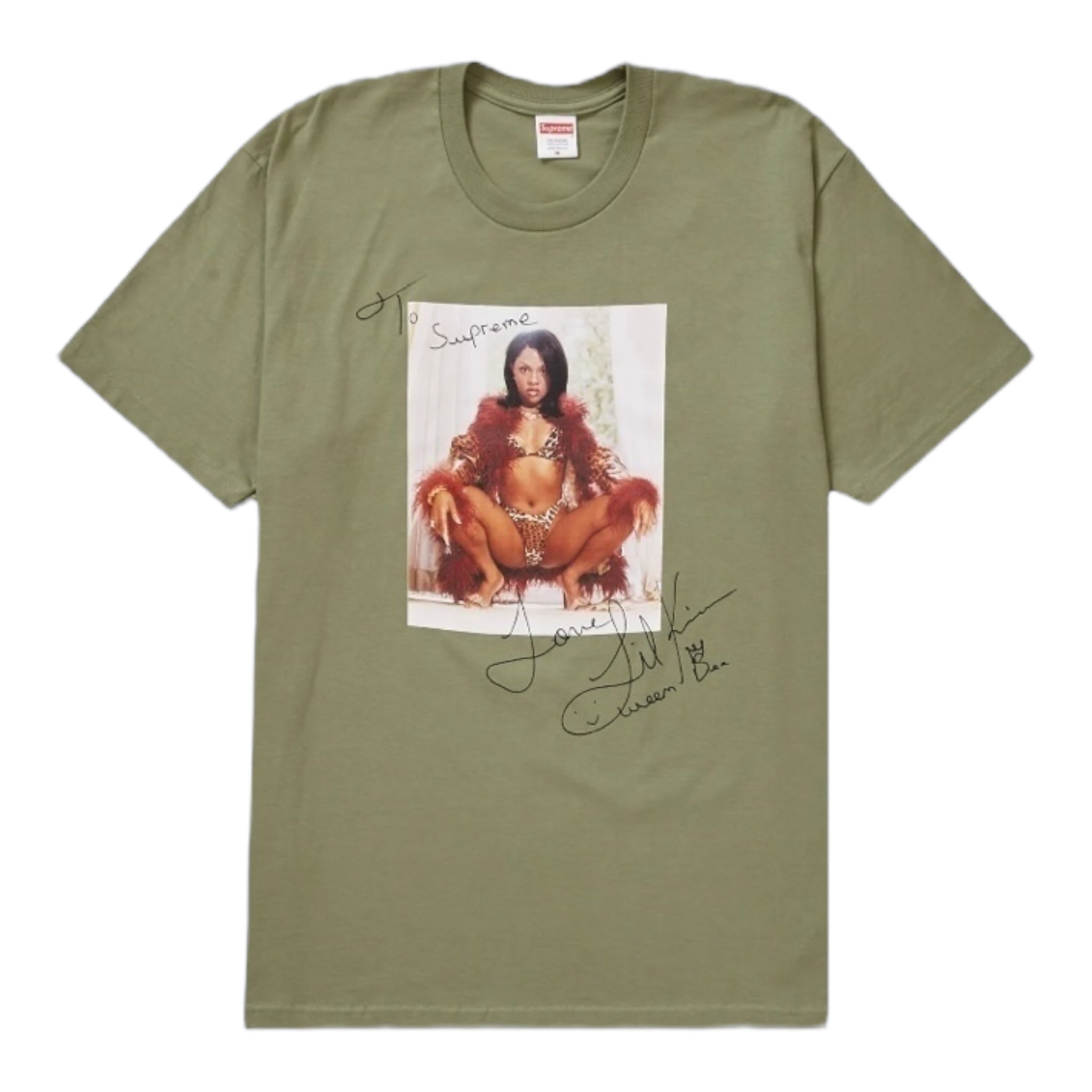 Supreme Lil Kim Tee Light Olive