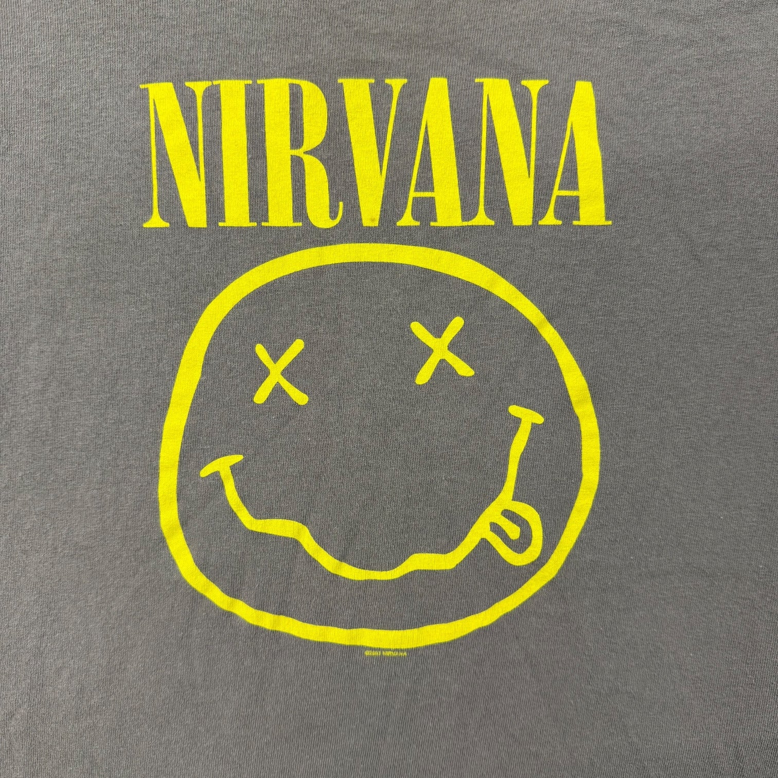 Vintage Nirvana Smile Tee Brown
