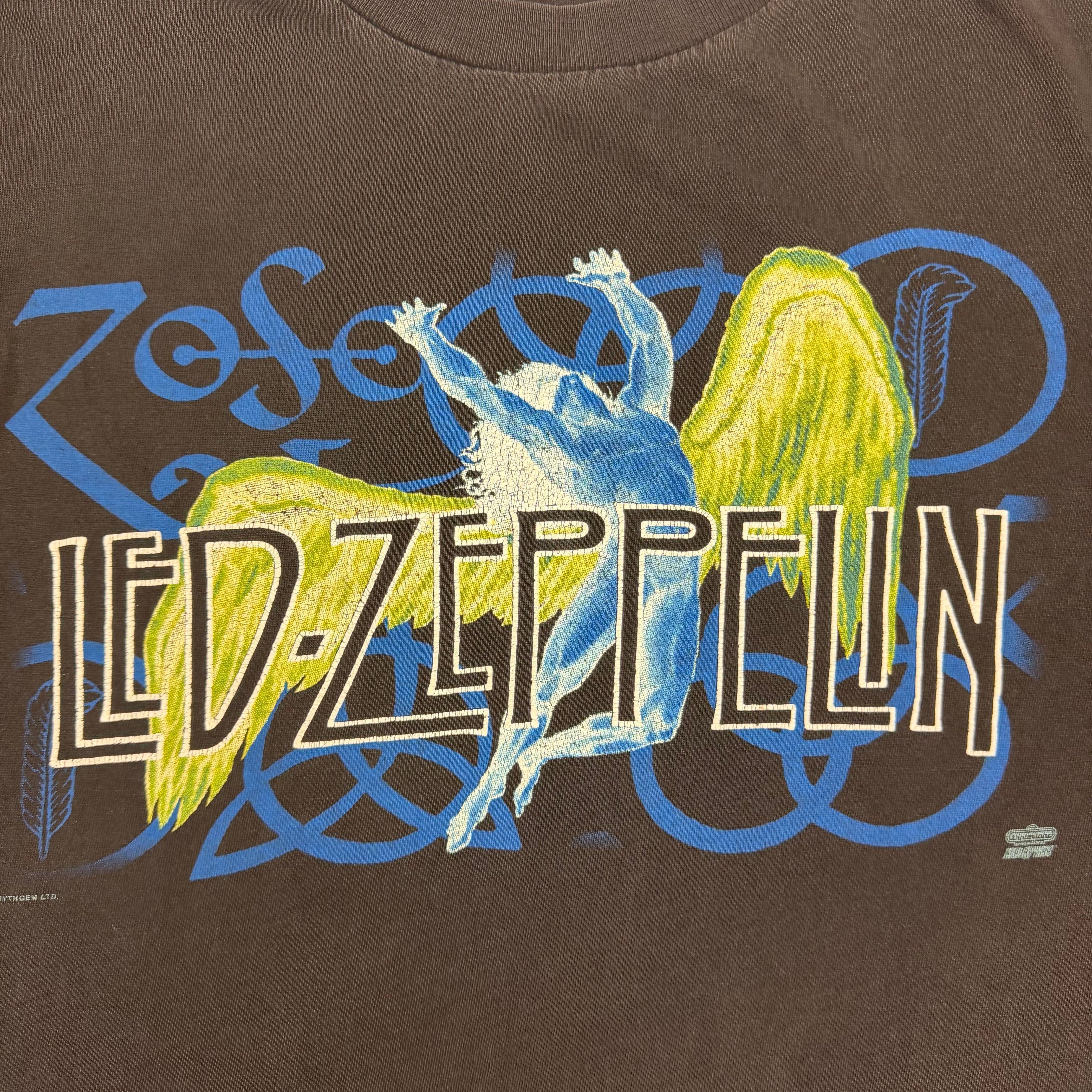 1995 Led Zeppelin Icarus Zoso Tee Black