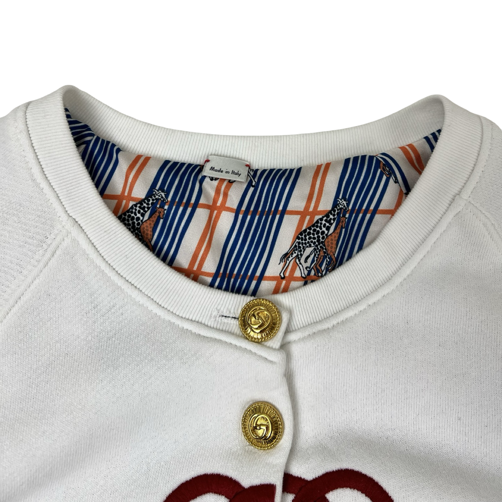 (W) Gucci Resort Reversible Jacket Cardigan