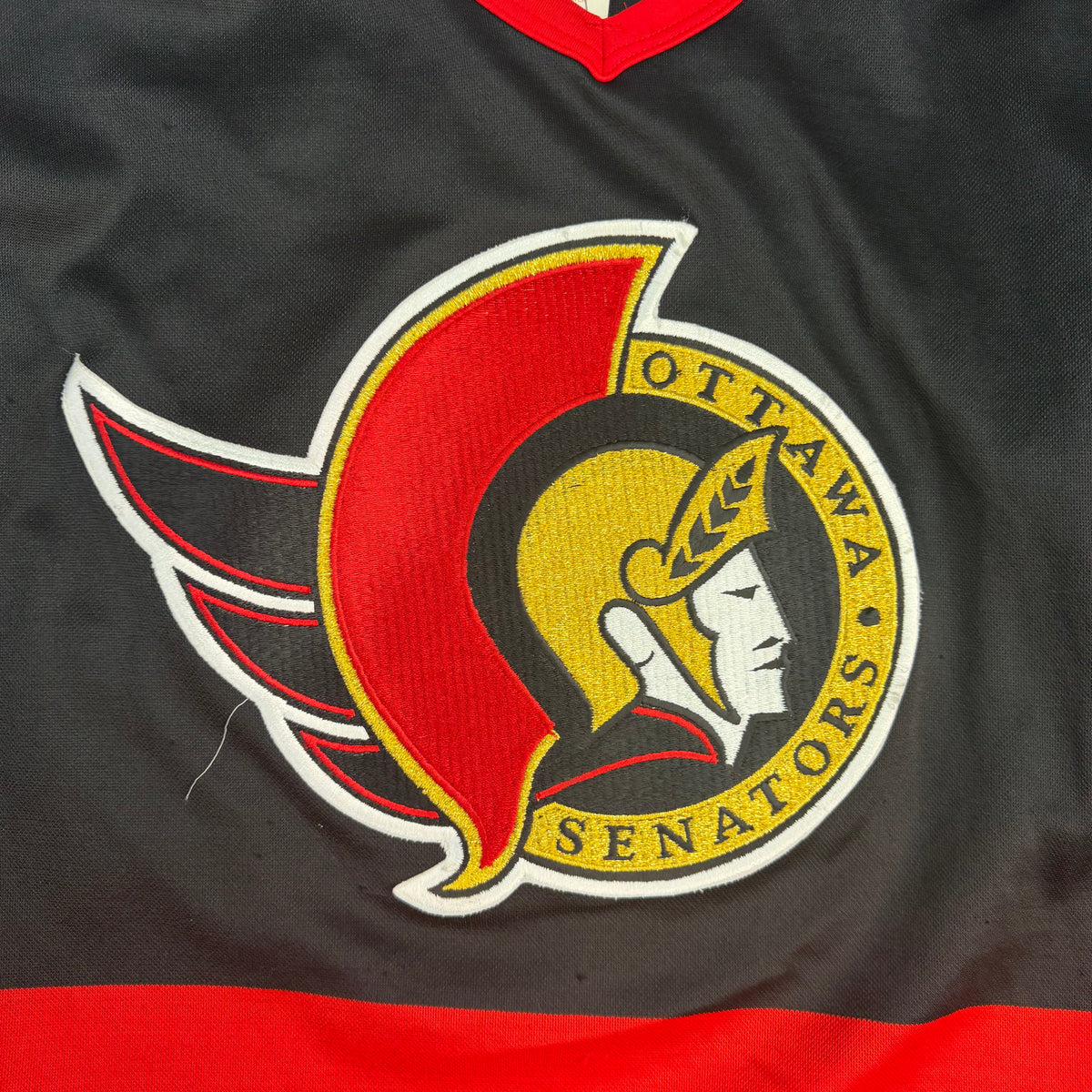Vintage Ottawa Senators Mike Peluso Jersey Black